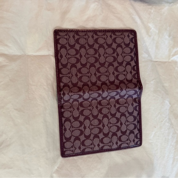 Coach Plum Signature Crossbody Bag w/ Matching Passport Holder (Set) - Picture 9 of 10